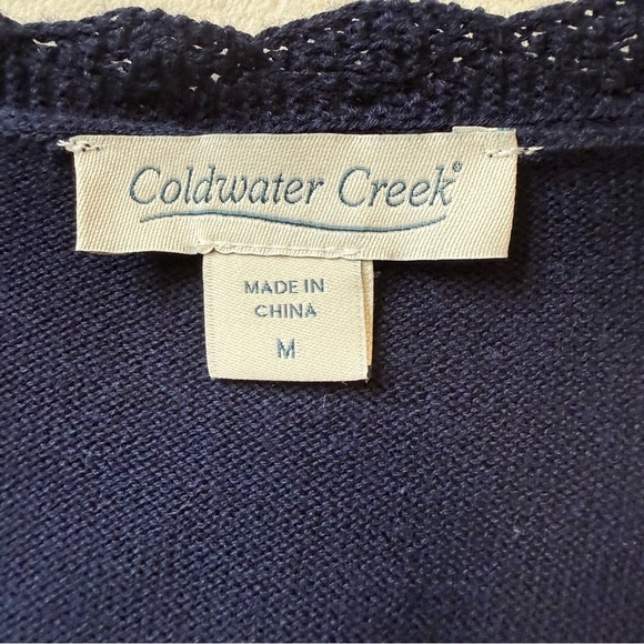 Coldwater Creek Teal Maxi Dress + Navy Shrug Set | Medium | Smocked Guaze - Picture 12 of 16